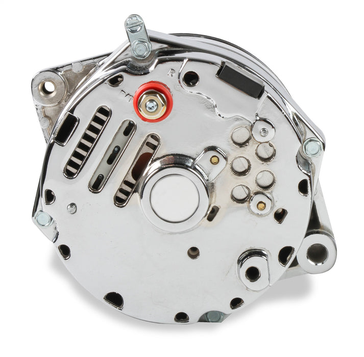Mr Gasket 51203CG Alternator; GM 1971-1986; 140 Amp; For Use w/Single V-Belt; Chrome Finish; - Truck Part Superstore