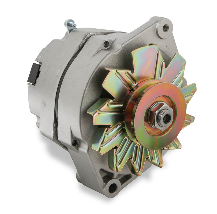 Mr Gasket 51203NG Alternator; GM 1971-1986; 140 Amp; For Use w/Single V-Belt; Natural Finish; - Truck Part Superstore