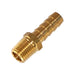 Kleinn Automotive Air Horns 51214B Barbed Fitting; Brass; 1/4 in. M NPT To 1/2 in. OD Tubing; - Truck Part Superstore