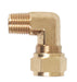 Kleinn Automotive Air Horns 51214L Compression Fitting; Brass; 3/8 in. M NPT Elbow; For 1/2 in. OD Tube; - Truck Part Superstore