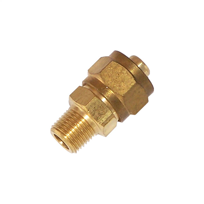 Kleinn Automotive Air Horns 51214 Compression Fitting; Brass; 1/4 in. M NPT; For 1/2 in. OD Tube; - Truck Part Superstore