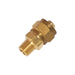 Kleinn Automotive Air Horns 51214 Compression Fitting; Brass; 1/4 in. M NPT; For 1/2 in. OD Tube; - Truck Part Superstore