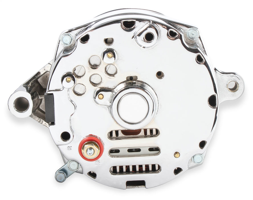 Mr Gasket 51240CG Alternator; Ford 1961-1985; 100 Amp; For Use w/Single V-Belt; Chrome Finish; - Truck Part Superstore