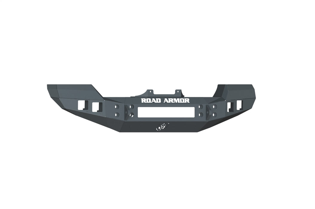 Road Armor 512R0B Stealth Winch Front Bumper; Steel; Satin Black; Square Fog Light Holes; - Truck Part Superstore