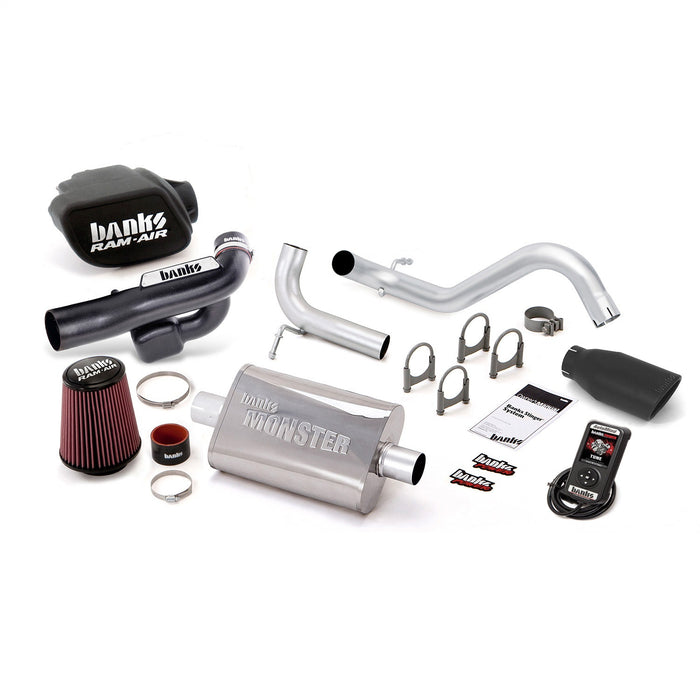 Banks Power 51348-B Stinger System (w/AutoMind); S/S-Black Tip-2012-14 Jeep 3.6L Wrangler; All-2Dr - Truck Part Superstore