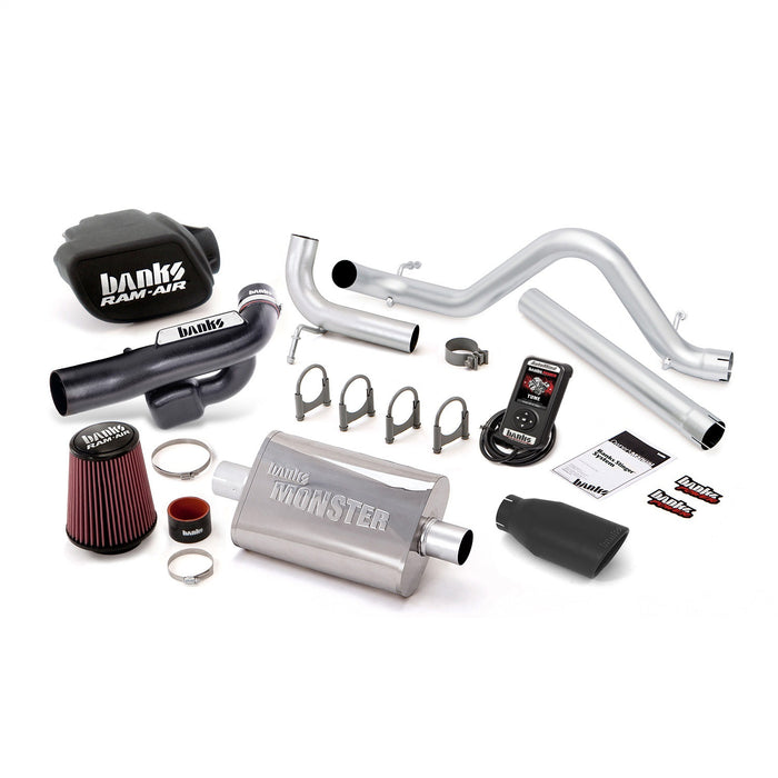 Banks Power 51349-B Stinger System (w/AutoMind); S/S-Black Tip-2012-14 Jeep 3.6L Wrangler-4Dr - Truck Part Superstore
