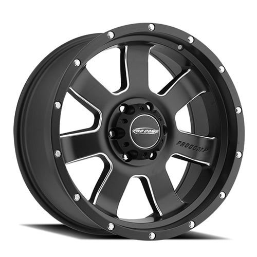 Pro Comp Alloy Wheels 5139-2936 Series 39 Interia 20x9 with 6 on 135 Bolt Pattern 4.75 Backspace Satin Black With Stainless Steel Bolts Finish Pro Comp Alloy Wheels - Truck Part Superstore
