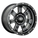 Pro Comp Alloy Wheels 5139-7973 Series 39 Interia 17x9 with 5 on 5 Bolt Pattern 4.75 Backspace Satin Black With Stainless Steel Bolts Finish Pro Comp Alloy Wheels - Truck Part Superstore
