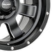 Pro Comp Alloy Wheels 5139-7973 Series 39 Interia 17x9 with 5 on 5 Bolt Pattern 4.75 Backspace Satin Black With Stainless Steel Bolts Finish Pro Comp Alloy Wheels - Truck Part Superstore