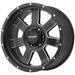 Pro Comp Alloy Wheels 5139-7983 Series 39 Interia 17x9 with 5 on 5.5 Bolt Pattern 4.75 Backspace Satin Black With Stainless Steel Bolts Finish Pro Comp Alloy Wheels - Truck Part Superstore
