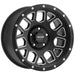 Pro Comp Alloy Wheels 5140-7973 Series 40 Vertigo 17x9 with 5 on 5 Bolt Pattern 4.75 Backspace Satin Black and Milled Finish Pro Comp Alloy Wheels - Truck Part Superstore