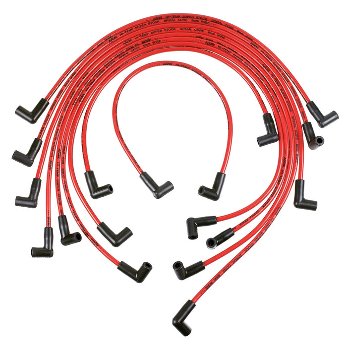 ACCEL 5140R Custom Fit Super Stock Spiral Spark Plug Wire Set - Truck Part Superstore