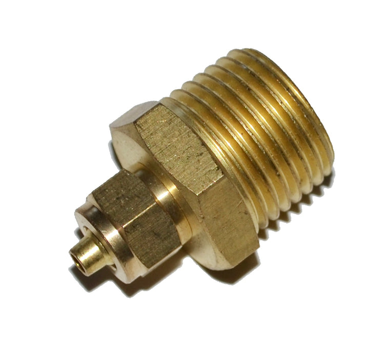 Kleinn Automotive Air Horns 51412 Compression Fitting; Brass; 1/2 in. M NPT; For 1/4 in. OD Tube; - Truck Part Superstore