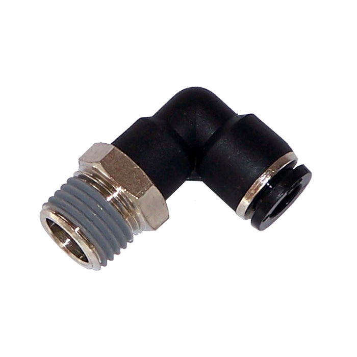 Kleinn Automotive Air Horns 51414PL Elbow Push-To-Connect Fitting; Nylon/Metal; 1/4 in. M NPT For 1/4 in. OD Tube; - Truck Part Superstore