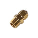 Kleinn Automotive Air Horns 51414 Compression Fitting; Brass; 1/4 in. M NPT; For 1/4 in. OD Tube; - Truck Part Superstore