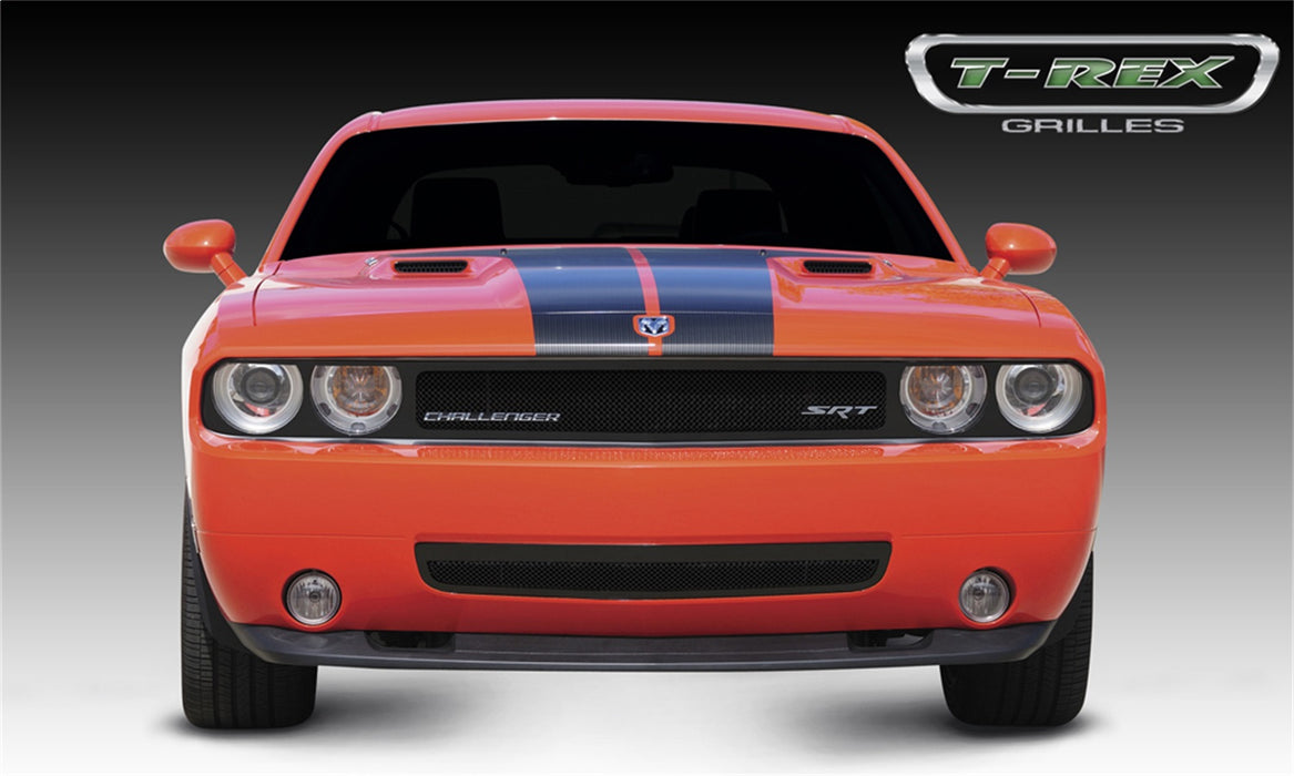 T-Rex Grilles 51415 Upper Class Series Mesh Grille; Small Mesh; Mild Steel; Black; 1 Pc; Bolt-On; - Truck Part Superstore