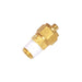 Kleinn Automotive Air Horns 51418 Compression Fitting; Brass; 1/8 in. M NPT; For 1/4 in. OD Tube; - Truck Part Superstore