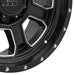 Pro Comp Alloy Wheels 5143-2982 Series 5143 Sledge 20x9 with 8 on 6.5 Bolt Pattern 5 Backspace Satin Black and Milled Finish Pro Comp Alloy Wheels - Truck Part Superstore