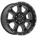 Pro Comp Alloy Wheels 5143-2985 Series 5143 Sledge 20x9 with 5 on 5.5 Bolt Pattern 5 Backspace Satin Black and Milled Finish Pro Comp Alloy Wheels - Truck Part Superstore