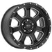 Pro Comp Alloy Wheels 5143-7973 Series 5143 Sledge 17x9 with 5 on 5 Bolt Pattern 4.75 Backspace Satin Black and Milled Finish Pro Comp Alloy Wheels - Truck Part Superstore