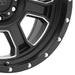 Pro Comp Alloy Wheels 5143-7983 Series 5143 Sledge 17x9 with 6 on 5.5 Bolt Pattern 4.75 Backspace Satin Black and Milled Finish Pro Comp Alloy Wheels - Truck Part Superstore