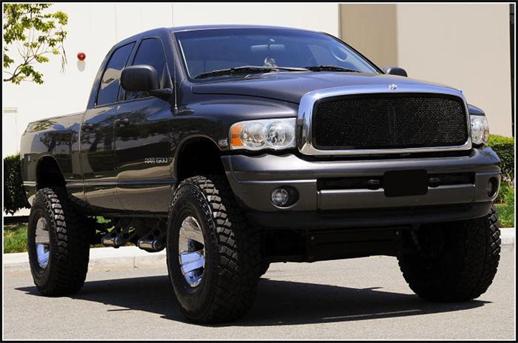 T-Rex Grilles 51461 Upper Class Series Mesh Grille; Small Mesh; Mild Steel; Black; 1 Pc; Insert; - Truck Part Superstore