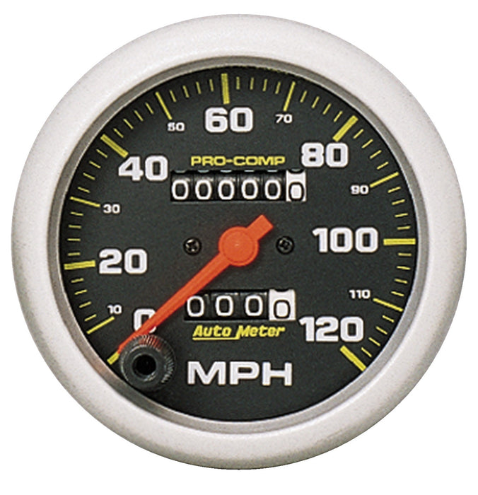 AutoMeter 5152 GAUGE; SPEEDOMETER; 3 3/8in.; 120MPH; MECHANICAL; PRO-COMP - Truck Part Superstore
