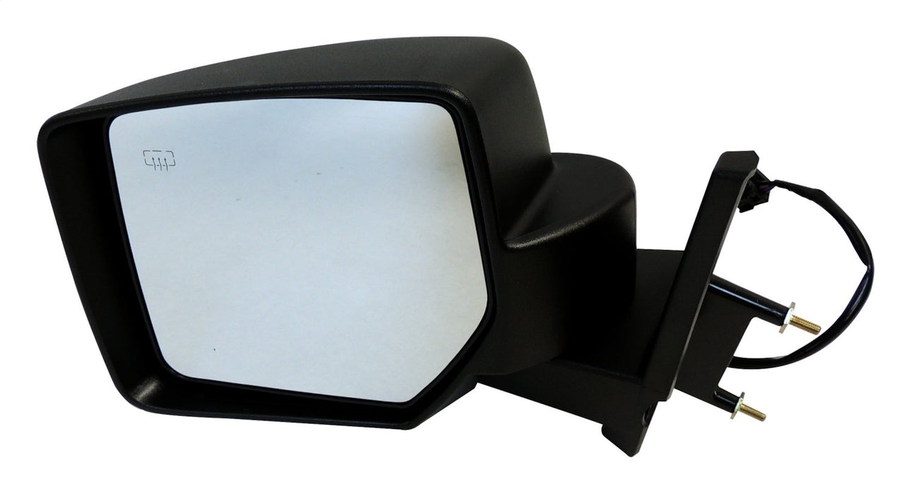 Crown Automotive Jeep Replacement 5155459AK Door Mirror; Left; Power; Heated; Manual Fold-Away; Textured Black Finish; - Truck Part Superstore