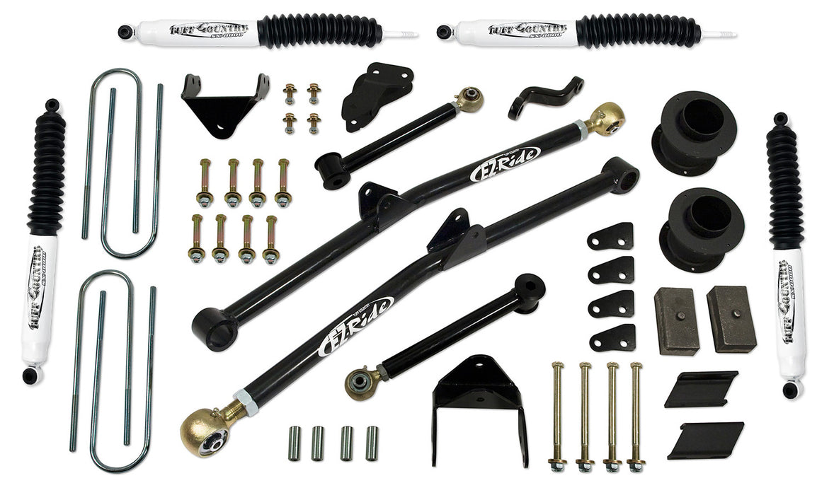 Tuff Country 34213KN 4.5 Inch Long Arm Lift Kit 03-07 Dodge Ram 2500/3500 w/ SX8000 Shocks Fits Vehicles Built June 30 2007 and Earlier Tuff Country - Truck Part Superstore
