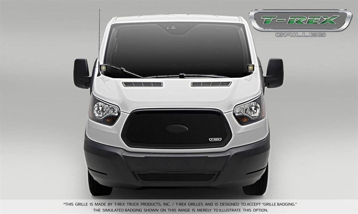 T-Rex Grilles 51575 Billet Series Grille; Small Mesh; Mild Steel; Black; 1 Pc; Insert; - Truck Part Superstore