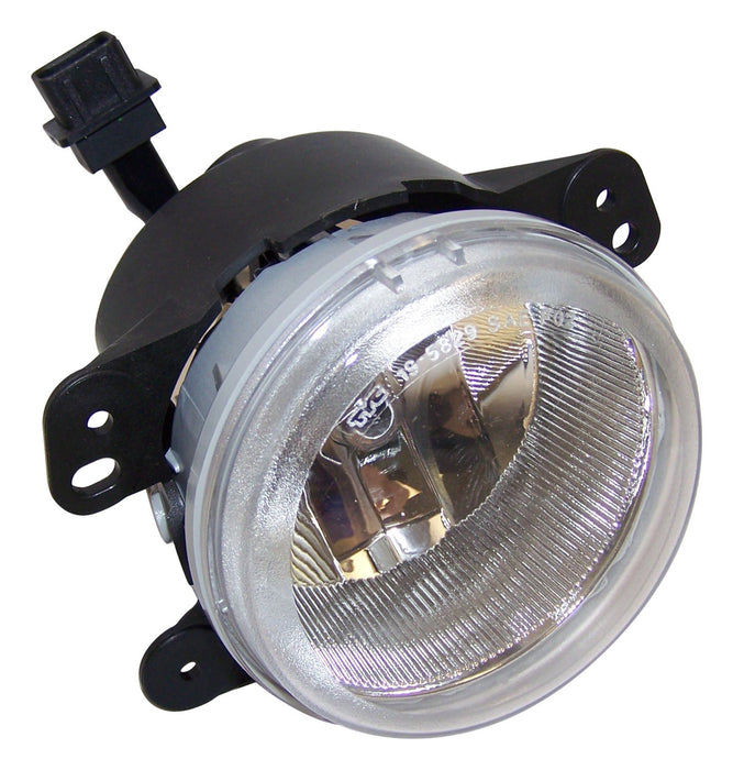 Crown Automotive Jeep Replacement 5182026AA Fog Light; Black/Clear; Includes Bulb; - Truck Part Superstore