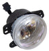 Crown Automotive Jeep Replacement 5182026AA Fog Light; Black/Clear; Includes Bulb; - Truck Part Superstore