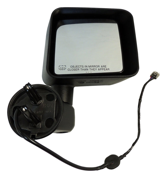 Crown Automotive Jeep Replacement 5182174AA Power Door Mirror; Right; Passenger Side; Black; Electric; - Truck Part Superstore
