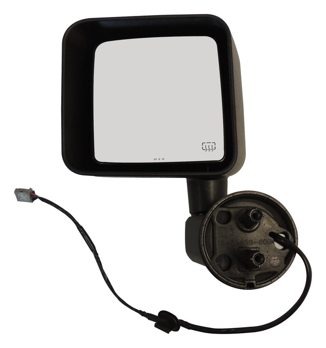 Crown Automotive Jeep Replacement 5182183AA Power Door Mirror; Left; Driver Side; Convex; Black; Electric; - Truck Part Superstore
