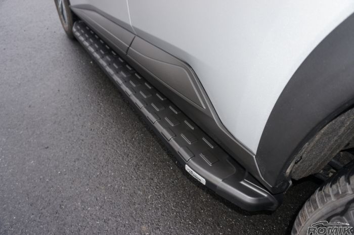 Romik 51824419 2021-Present Nissan Rogue REC-B Running Board Black Romik - Truck Part Superstore