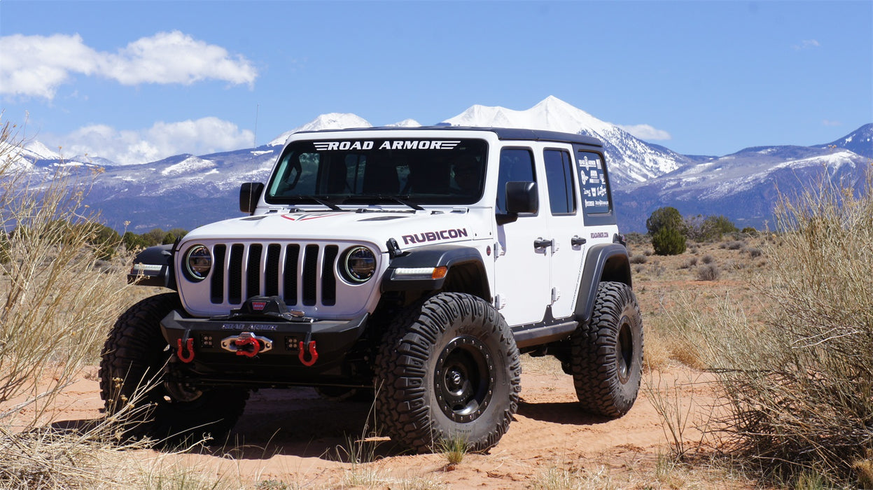 Road Armor 5182F0B Stealth Winch Front Bumper; Mid Width; Steel; Satin Black; - Truck Part Superstore