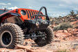 Road Armor 5182SPB Stealth Skid Plate; Mid Width; Steel; Satin Black; - Truck Part Superstore