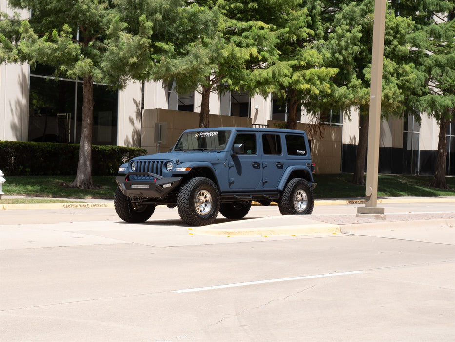 Road Armor 5183XF0B Spartan Front Bumper; Texture Black; - Truck Part Superstore