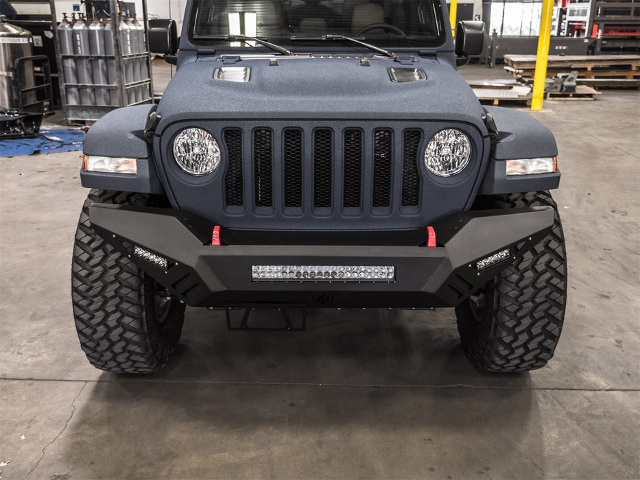 Road Armor 5183XF0B Spartan Front Bumper; Texture Black; - Truck Part Superstore