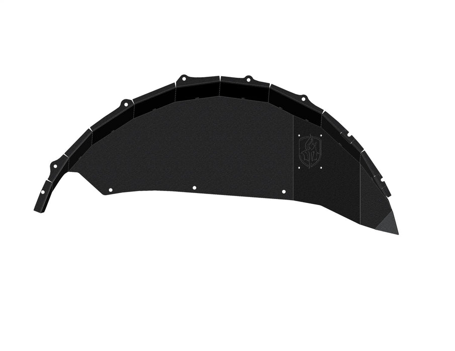Road Armor 518LFRSB Stealth Fender Liner Body Armor; Rear; Black Steel; - Truck Part Superstore