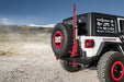 Road Armor 518RTCRPMB Stealth Tire Carrier Assembly; Rear; 4 Gallon Rotopax Mount; Texture Black; - Truck Part Superstore