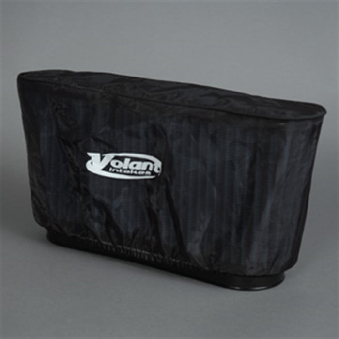 Volant 51907 Pre-Filter Air Intake 6 Inch Length 14 x 2.5 Inch Top 12 x 4 Inch Base Oval Volant - Truck Part Superstore