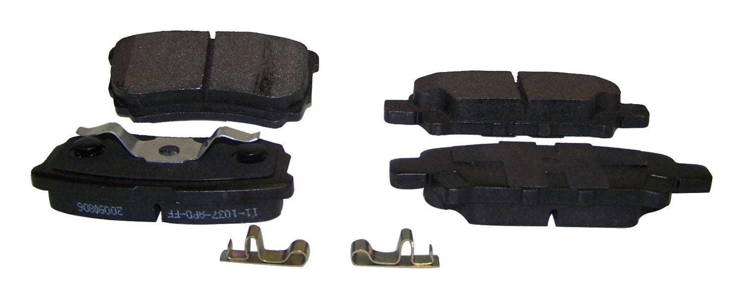 Crown Automotive Jeep Replacement 5191271AB Disc Brake Pad Set; For Use w/10.31 in. Brakes; - Truck Part Superstore