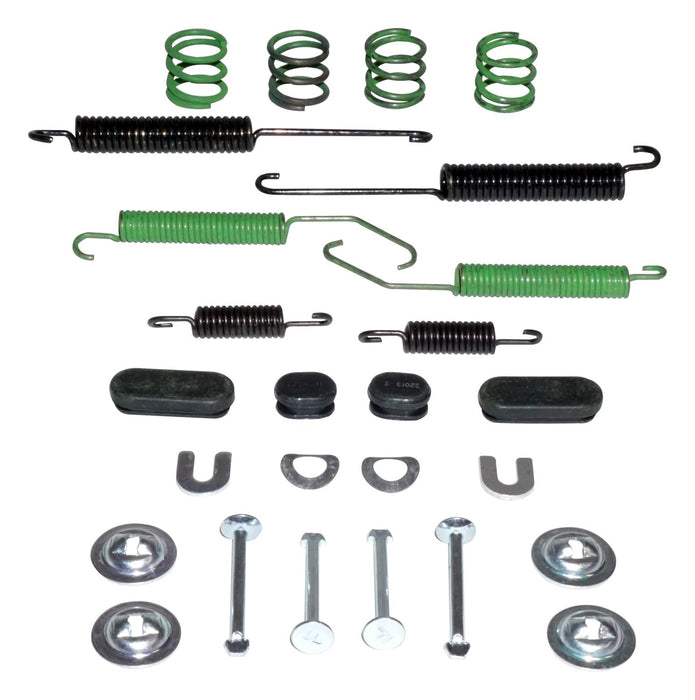 Crown Automotive Jeep Replacement 5191307K Drum Brake Hardware Kit; Rear; Incl. Springs/Pins And Adjusters; - Truck Part Superstore