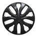 Coast To Coast IWC51917BLK 17 Inch; 10 Spoke; Gloss Black; Plastic; Set Of 4 - Truck Part Superstore