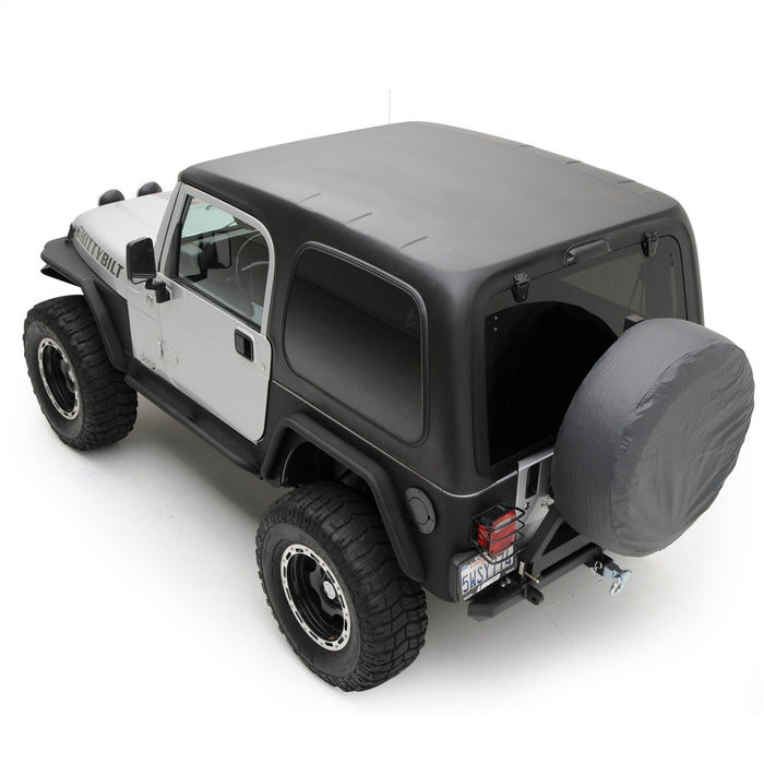 Smittybilt 519801 Replacement Hard Top; 1 pc.; w/Doors; Black; - Truck Part Superstore