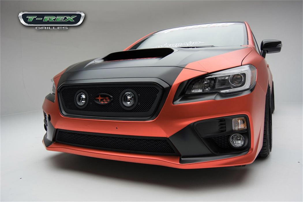 T-Rex Grilles 51982 Upper Class Series Mesh Grille; Small Mesh; Mild Steel; Black; 1 Pc; Insert; - Truck Part Superstore