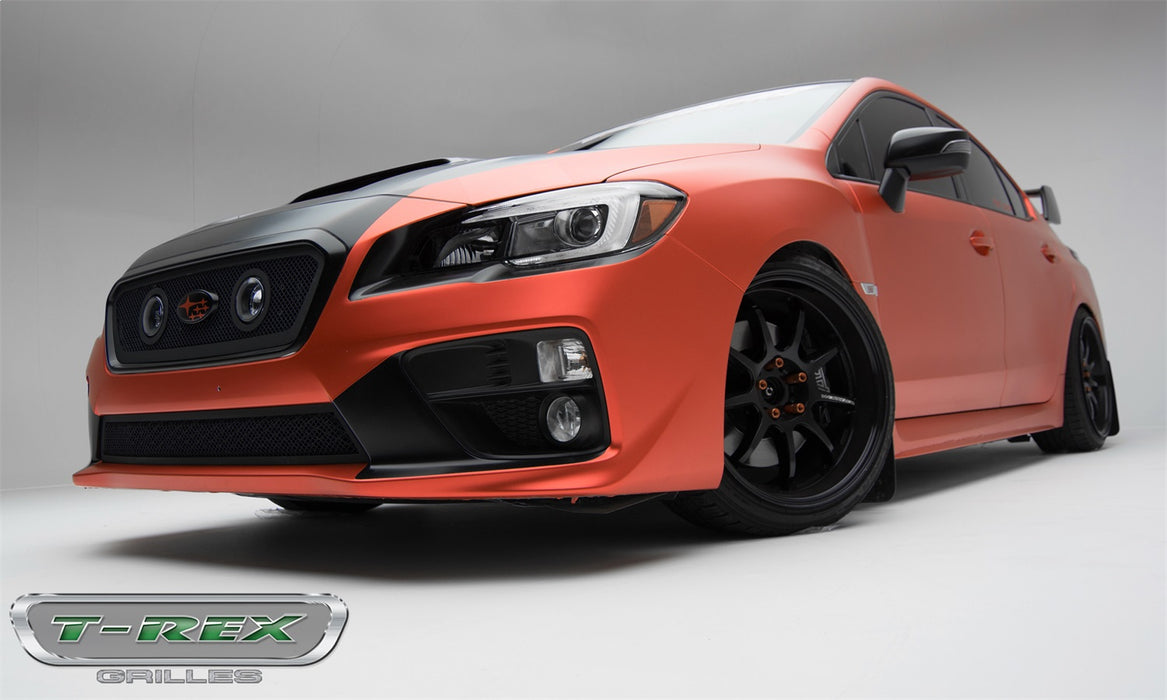 T-Rex Grilles 51982 Upper Class Series Mesh Grille; Small Mesh; Mild Steel; Black; 1 Pc; Insert; - Truck Part Superstore
