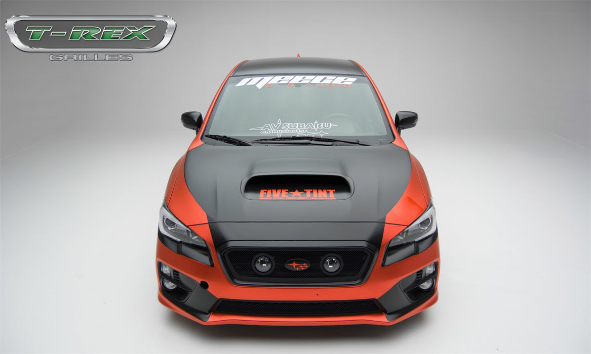 T-Rex Grilles 51982 Upper Class Series Mesh Grille; Small Mesh; Mild Steel; Black; 1 Pc; Insert; - Truck Part Superstore