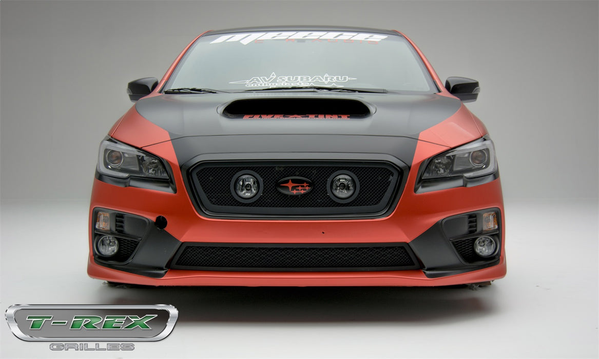 T-Rex Grilles 51982 Upper Class Series Mesh Grille; Small Mesh; Mild Steel; Black; 1 Pc; Insert; - Truck Part Superstore